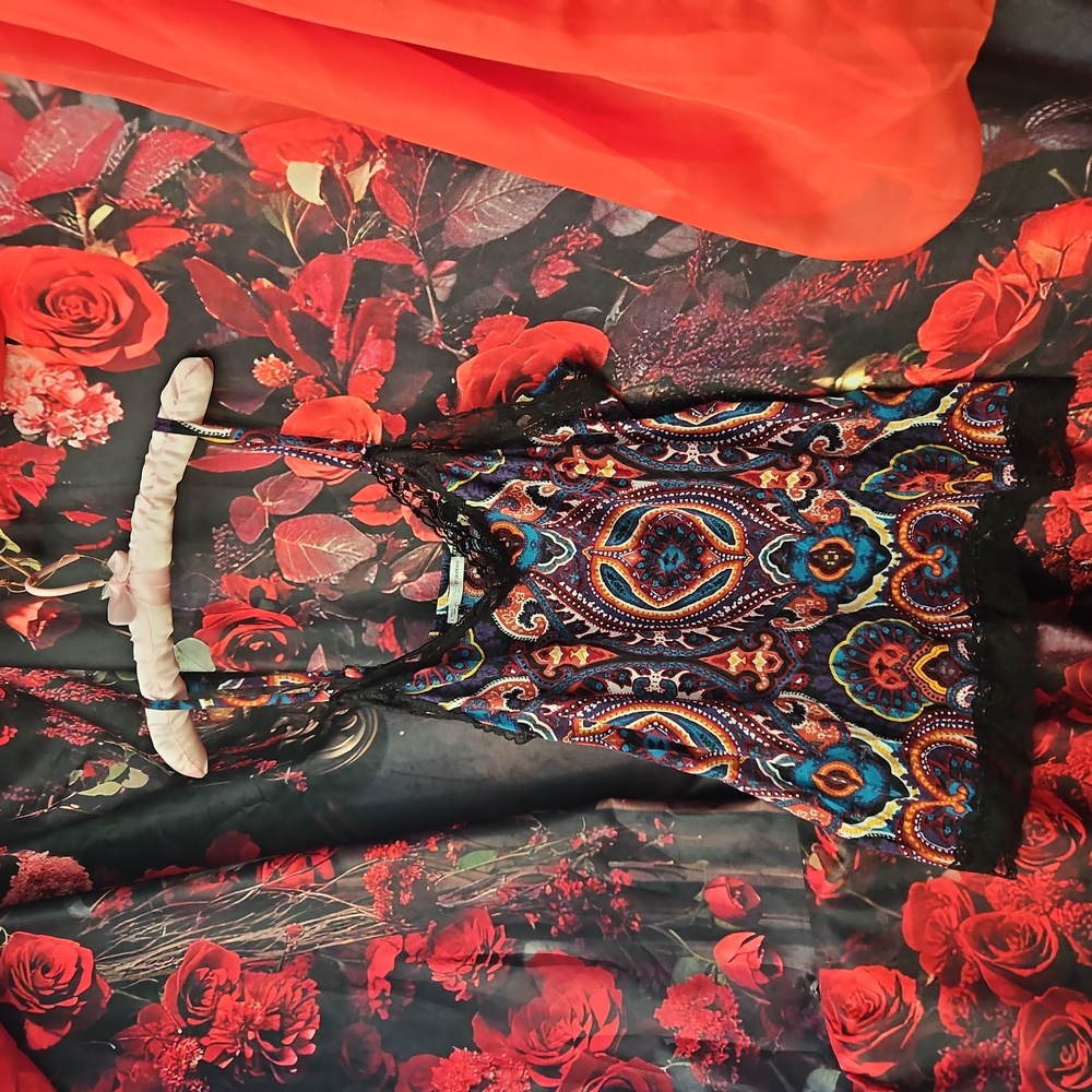 Maurices black lace cami sz XXL